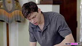 busty stepmom needs massage from stepson then deep fuck