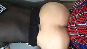 SPIDER-MAN RIPS CLOTHES and FUCKS BIG-ASS LATINA STEPMOM'S TIGHT PUSSY