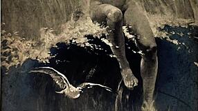 Vintage Erotic Drawings of Naked Retro Beauties