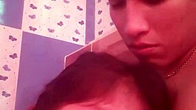 nerdy latina chokes on thick monster cock close-up cum gulp