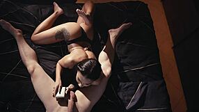 pov: this sexy tattooed latina smokes while slowly sucking my cock...