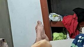 Exhibitionist flashes her way to intense orgasm in public tease