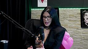 leticia braga strips teases sheer red shows curves playfully