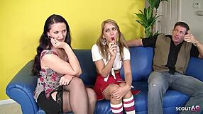 Milf Wife's FFM 3some Surprise!