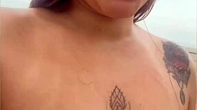 Hey show me if that cock's really hard poking out your bermuda shorts on the beach!