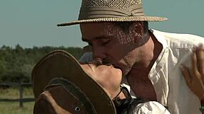 Farm Girl Takes Monster Cock Deep in Ass During Bent Over Outdoor Ranch Pounding