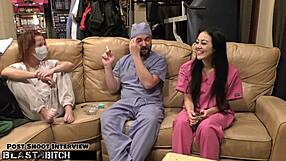 wanna become her patient as nurse blaire celeste gets blasted with hot jizzcasso all over?