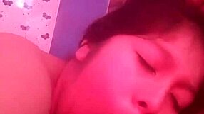 nerdy latina chokes on thick monster cock close-up cum gulp