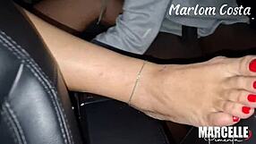 roommate gave me a ride home then made me pay by giving up her fat curvy brazilian ass