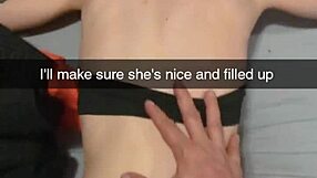 skinny cheating snapchat whore wife bred doggystyle with slaps and screams by bull