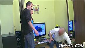 i love when old fart licks my young pink vagina deep