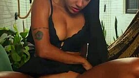 freira squirts wildly cramming monster vibrator deep in her tight hairy pussy for huge orgasm!