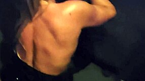 Married Brazilian Wife Flashes Gloryhole at Swingers House with Hung Studs