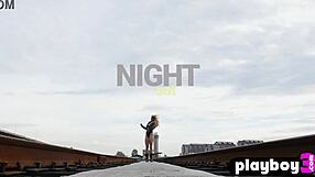 Damn, big tits latina strips lingerie as blonde milf shakes huge ass!