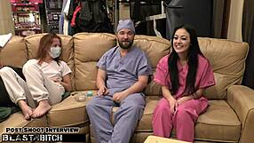 wanna become her patient as nurse blaire celeste gets blasted with hot jizzcasso all over?