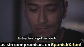 brunette with hairy pussy looks so hot in spanish