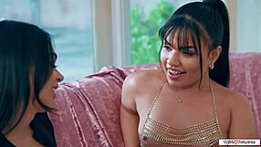 tgirl eva maxim licks and fucks nude model summer col's pussy