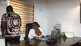 Cleaner pounds my big ass bent over at work