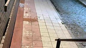 Argentinian teen prostitute swallows cum on Buenos Aires streets.