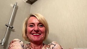 Blonde French Cougar Milf Licks Pussy Wild Creampie Natural Tits Frenzy