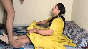 passionate indian couple bangs wildly amid bridal chaos with dirty talk