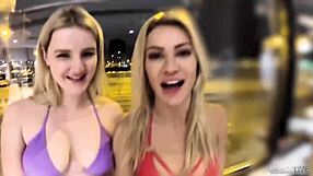 College Hotties Amalia and Sofi Bent Over Choked Gagged Deepthroated in Rough Foursome Pounding