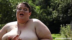 you won't believe this huge fat mature czech bitch with massive tits facesitting young sub outdoors public lick her shaved pussy.