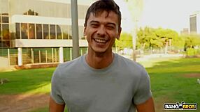 tattooed brunette saba lapiedra pounded anally in public with messy facial cum