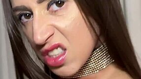 brazilian brunette pornstar's juicy big tits pussy gangbang with latina friends in sheer red lingerie