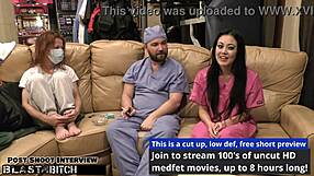 wanna become her patient as nurse blaire celeste gets blasted with hot jizzcasso all over?