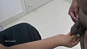 bengali bhabhi strokes neighbor boys cock during steamy handjob!!!