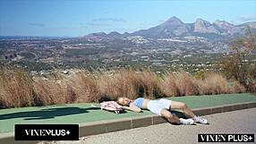 😘 Bella Spark spies and seduces Milan Cheek for steamy threesome with blowjobs, doggy, and pussy licking! 🔥