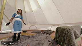 VR Asian Babe Katara Deepthroats Aang Monster Cock Cosplay Parody Pt 1