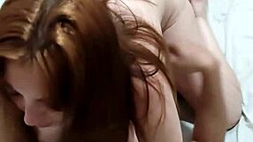 brazilian amateur couple homemade lingerie fuck ends in massive creampie orgasm