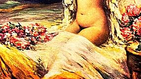 Vintage Erotic Drawings of Naked Retro Beauties