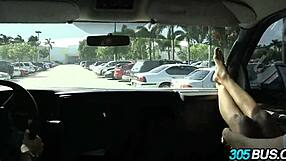 amateur asian kalina ryu humiliated on 305 bus sucking cock for cash in public!