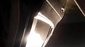 daisyjo1975 pegs me hard outdoors in retro blue films