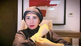 NURSE'S LATEX GLOVES TEASE PATIENT IN HOSPITAL FETISH ASMR!