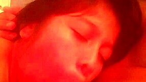 nerdy latina chokes on thick monster cock close-up cum gulp