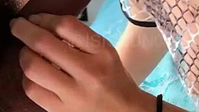 High Heels Girl's Pink Pussy Orgasms Hard on Monster Cock Creampie