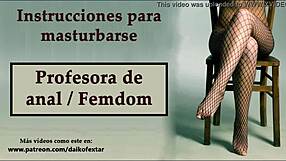 spanish anal joi femdom teacher hypnotizes for hands-free orgasm explosion