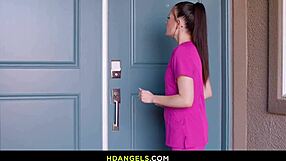 Girlsway massage sparks unexpected lesbian heat