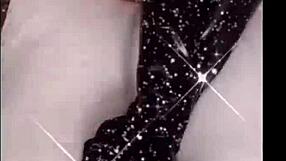 why does this booted bitch beg for cash while dominated in latex?