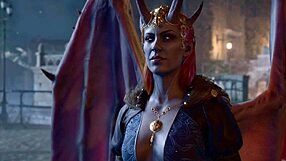 Baldur's Gate 3 full naked playthrough captures Mizora's raw monster penis seduction sex scene no mods