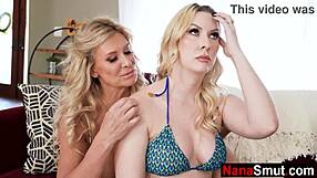 step grandma massages step mommy sydney paige before wild lesbian fuck