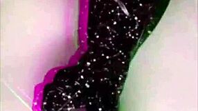 why does this booted bitch beg for cash while dominated in latex?