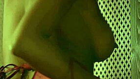 Curly Latina Bruna Rocha strips naked posing her amazing tits and pussy so teasingly