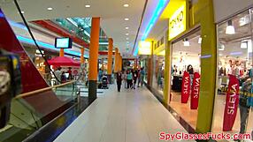 european beauty pulled then fucked hard in restroom