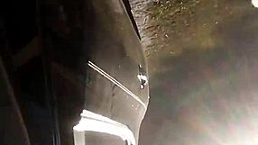 daisyjo1975 pegs me hard outdoors in retro blue films