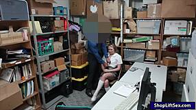 pervy cop pounds thief alyssa cole's tight holes hard
